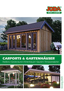 Joda Katalog Carports & Gartenhäuser